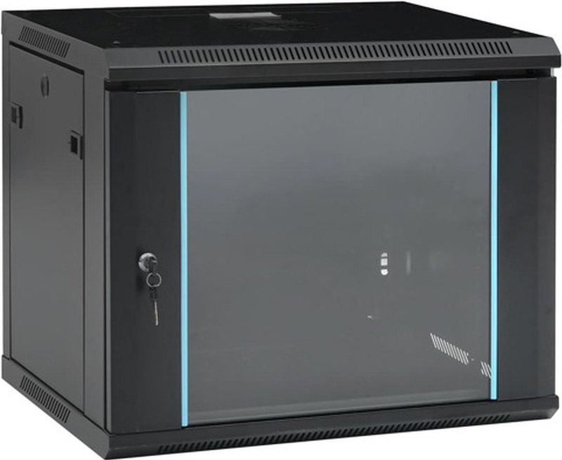 vidaXL - Netwerkkast - 9U - 19" - Staal - IP20 - 600x450x510 mm