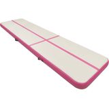 vidaXL-Gymnastiekmat-met-pomp-opblaasbaar-600x100x20-cm-PVC-roze
