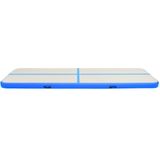 vidaXL-Gymnastiekmat-met-pomp-opblaasbaar-800x100x20-cm-PVC-blauw