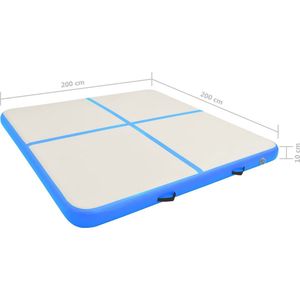 vidaXL-Gymnastiekmat-met-pomp-opblaasbaar-200x200x10-cm-PVC-blauw