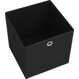 vidaXL - Opbergboxen - Zwart - Nonwoven Stof - Set van 10