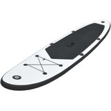 vidaXL Stand-up paddleboard opblaasbaar zwart en wit