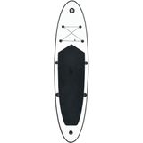 vidaXL Stand-up paddleboard opblaasbaar zwart en wit