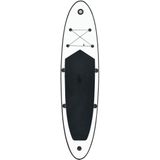 vidaXL Stand Up Paddleboardset opblaasbaar zwart en wit