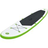 vidaXL Stand-up paddleboard opblaasbaar groen en wit