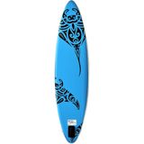 vidaXL Stand Up Paddleboardset opblaasbaar 366x76x15 cm blauw