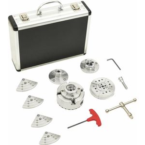 Klauwplatenset - Rood en Zwart - Staal - 4 Bekken