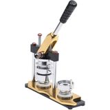 vidaXL Buttonmaschine mit 500 Button-Teilen 37 mm Drehstanze