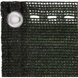 vidaXL - Balkonscherm - 75x300 - cm - HDPE - donkergroen