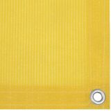 Vidaxl - Balkon-Sichtschutz Gelb 75x600 cm hdpe