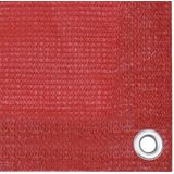 Vidaxl - Balkon-Sichtschutz Rot 90x600 cm hdpe