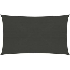 vidaXL Sonnensegel 160 g/m² Anthrazit 2,5x5 m HDPE