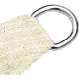 vidaXL Sonnensegel 160 g/m² Creme 2,5x4 m HDPE