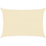 vidaXL Sonnensegel 160 g/m² Creme 3x4 m HDPE