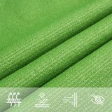vidaXL Sonnensegel 160 g/m² Hellgrün 3,5x4,5 m HDPE