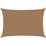 vidaXL Sonnensegel 160 g/m² Taupe 4x5 m HDPE