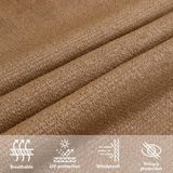 vidaXL Sonnensegel 160 g/m² Taupe 6x6x6 m HDPE