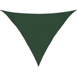 Sonnensegel 160 g/m² Dunkelgrün 3x3x4,2 m hdpe Vidaxl