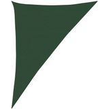 vidaXL Sonnensegel 160 g/m² Dunkelgrün 4x5x6,8 m HDPE