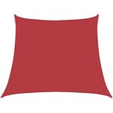 vidaXL Sonnensegel 160 g/m² Rot 3/4x3 m HDPE