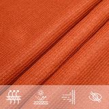 vidaXL Sonnensegel 160 g/m² Rechteckig Orange 6x8 m HDPE