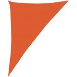 Sonnensegel 160 g/m² Dreieckig Orange 4x5x6,8 m hdpe Vidaxl