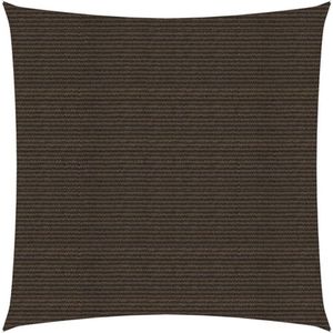 Schaduwdoek - Bruin - HDPE - 3 x 3 m - Uv-bestendig