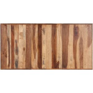 vidaXL-Eettafel-180x90x75-cm-massief-hout-met-honingkleurige-afwerking