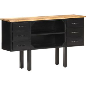 Dressoir - Industrieel - Hout - Mangohout - 6 Lades - 2 Vakken