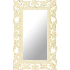 vidaXL-Spiegel-handgesneden-80x50-cm-massief-mangohout-wit