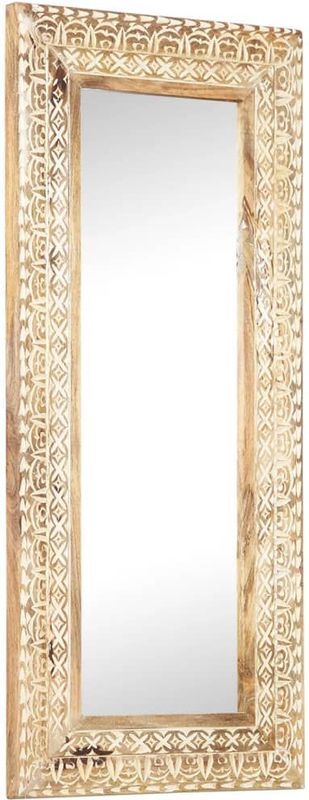 Vidaxl - Spiegel Handgeschnitzt 110x50x2,6 cm Massivholz Mango