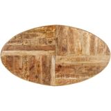 vidaXL Eettafel 160x90x75 cm ruw mangohout