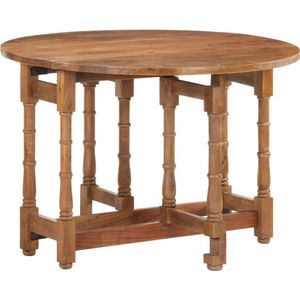 vidaXL-Eettafel-rond-110x76-cm-massief-mangohout