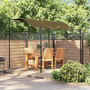 vidaXL - Zonneluifel - 180 - g/m² - 3x2,4 - m - taupe