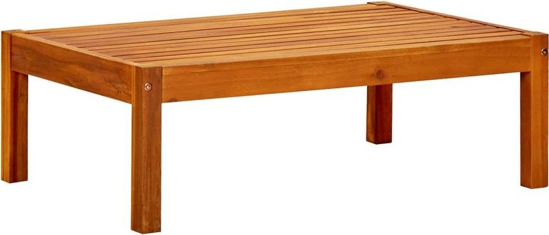 Gartentisch 85x57x29 cm Massivholz Akazie Vidaxl