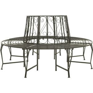 vidaXL - Boombank - Zilvergrijs - Staal - 160 cm