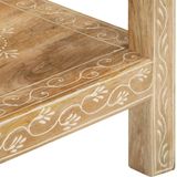 vidaXL - Wandtafel - 80x35x74 - cm - massief - mangohout