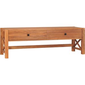 vidaXL TV-Schrank 140x40x45 cm Teakholz