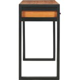 VidaXL Bureau met 2 Lades 100x40x75 cm - Gerecycled Teakhout