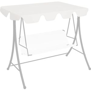 Tuinschommel-stoelhoes, vervanging voor tuinstoel, vervangende schommelstoelbekleding voor schommelbank, 900D Oxford-stof, voor buiten 2- en 3-zits (grijs: 113 x 48 x 48 cm