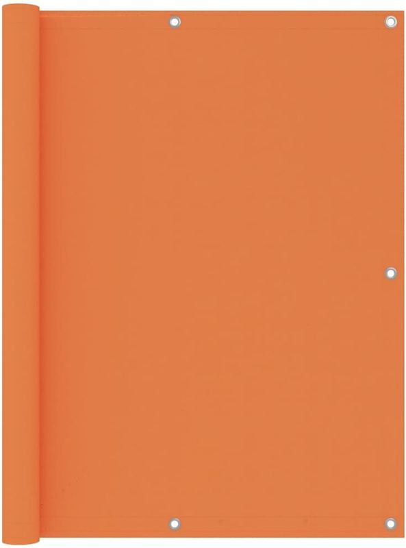 vidaXL - Balkonscherm - 120x600 - cm - oxford - stof - oranje