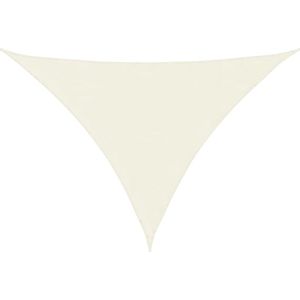 vidaXL Sonnensegel Oxford-Gewebe Dreieckig 3,5x3,5x4,9 m Creme