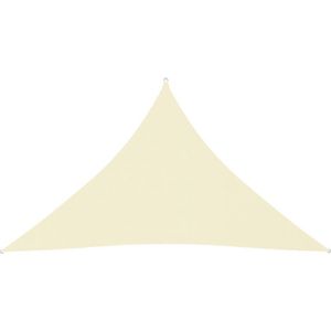 vidaXL Sonnensegel Oxford-Gewebe Dreieckig 4x4x5,8 m Creme