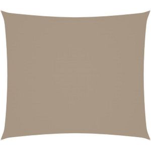vidaXL - Zonnescherm - rechthoekig - 2x2,5 - m - oxford - stof - taupe
