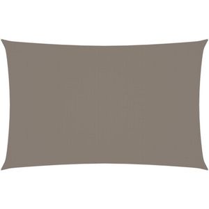 vidaXL Zonnescherm rechthoekig 4x7 oxford stof taupe