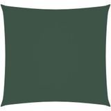 vidaXL Sonnensegel Oxford-Gewebe Quadratisch 2,5x2,5 m Dunkelgrün