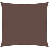 vidaXL Sonnensegel Oxford-Gewebe Quadratisch 2,5x2,5 m Braun