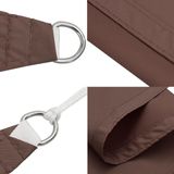 vidaXL Sonnensegel Oxford-Gewebe Rechteckig 2x3 m Braun
