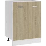 vidaXL Unterschrank Sonoma-Eiche 60x46x81,5 cm Holzwerkstoff