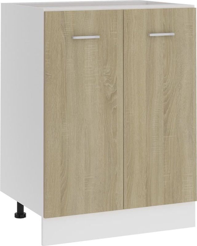 vidaXL Unterschrank Sonoma-Eiche 60x46x81,5 cm Holzwerkstoff
